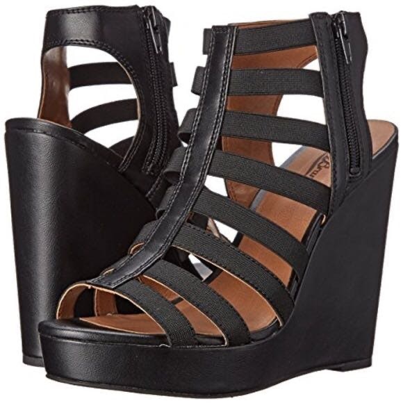 Lucky Brand Shoes - LUCKY BRAND | Black Riona Strappy Wedges